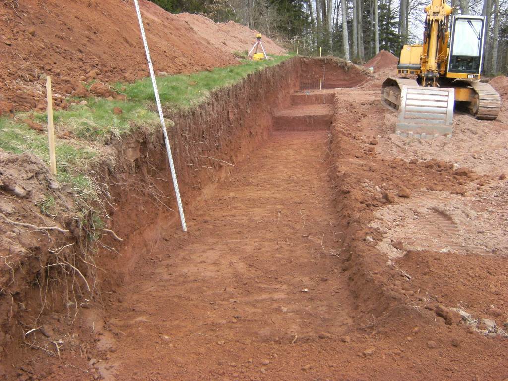 Terrassement et enrochement dans les Vosges La Bresse 1